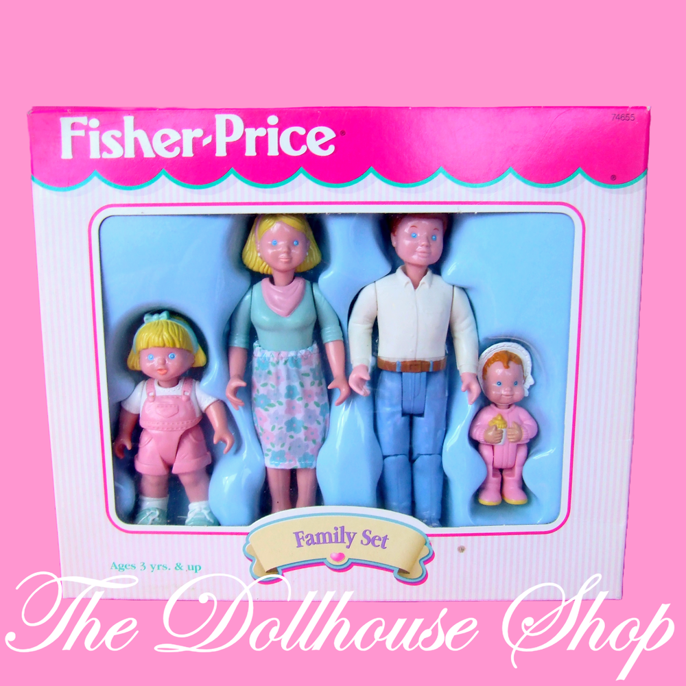 African retailer American family mom dad baby dollhouse