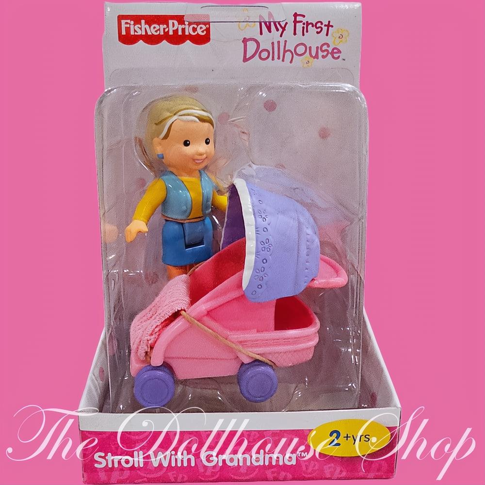 fisher price baby stroller Fisher Price My First Grandma Dollhouse doll with Stroller