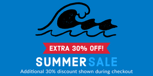 Summer sale 30% off.  Free shipping over $125. 