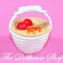 Barbie Nibbles White Horse Pony Feed Basket Apples carrots-Dolls & Bears:Dolls:Barbie Contemporary (1973-Now):Clothing & Accessories:Accessories-Barbie-Animal & Pet Accessories,Barbie,Dollhouse,Food Accessories,Horses & Stables,Kitchen,Mattel,Used-The Dollhouse Shop