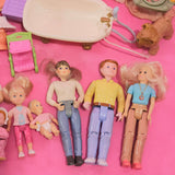 CLEARANCE Fisher Price Loving Family Dollhouse Doll People furniture lot N-Toys & Hobbies:Preschool Toys & Pretend Play:Fisher-Price:1963-Now:Dollhouses-Fisher-Price-Clearance,Dollhouse,Dolls,Dream Dollhouse,Fisher Price,Loving Family,Sold as is - Damaged Lots,Used-The Dollhouse Shop