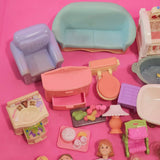 CLEARANCE Fisher Price Loving Family Dollhouse Doll People furniture lot N-Toys & Hobbies:Preschool Toys & Pretend Play:Fisher-Price:1963-Now:Dollhouses-Fisher-Price-Clearance,Dollhouse,Dolls,Dream Dollhouse,Fisher Price,Loving Family,Sold as is - Damaged Lots,Used-The Dollhouse Shop
