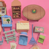 CLEARANCE Fisher Price Loving Family Dollhouse Doll People furniture lot Q-Toys & Hobbies:Preschool Toys & Pretend Play:Fisher-Price:1963-Now:Dollhouses-Fisher-Price-Clearance,Dollhouse,Dolls,Dream Dollhouse,Fisher Price,Loving Family,Sold as is - Damaged Lots,Used-The Dollhouse Shop