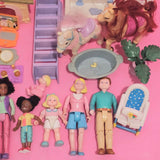 CLEARANCE Fisher Price Loving Family Dollhouse Doll People furniture lot l-Toys & Hobbies:Preschool Toys & Pretend Play:Fisher-Price:1963-Now:Dollhouses-Fisher-Price-Clearance,Dollhouse,Dolls,Dream Dollhouse,Fisher Price,Loving Family,Sold as is - Damaged Lots,Used-The Dollhouse Shop