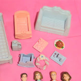 CLEARANCE Playskool Dollhouse Doll People furniture bed lot-Toys & Hobbies:Preschool Toys & Pretend Play:Playskool-Playskool-Clearance, Dollhouse, Dolls, Playskool Dollhouse, Sold as is - Damaged Lots, Used-The Dollhouse Shop