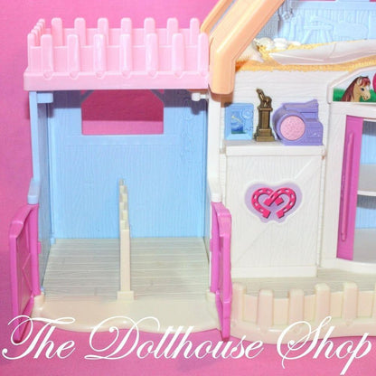 Fisher Price Friendship Ponies Sweet Expressions Dollhouse Horse Stable-Toys & Hobbies:Preschool Toys & Pretend Play:Fisher-Price:1963-Now:Dollhouses-Fisher-Price-Dollhouse,Fisher Price,Horses & Stables,Loving Family,Sweet Expressions Stable,Used-Fisher Price Friendship Ponies Sweet Expressions Dollhouse with talking ponies and music! Find it now at The Dollhouse Shop, perfect for kids 3+.-The Dollhouse Shop