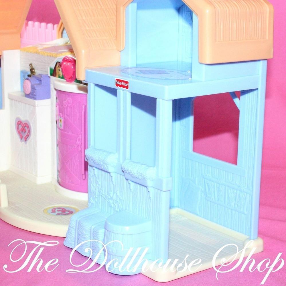 Fisher Price Friendship Ponies Sweet Expressions Dollhouse Horse Stable-Toys & Hobbies:Preschool Toys & Pretend Play:Fisher-Price:1963-Now:Dollhouses-Fisher-Price-Dollhouse,Fisher Price,Horses & Stables,Loving Family,Sweet Expressions Stable,Used-Fisher Price Friendship Ponies Sweet Expressions Dollhouse with talking ponies and music! Find it now at The Dollhouse Shop, perfect for kids 3+.-The Dollhouse Shop