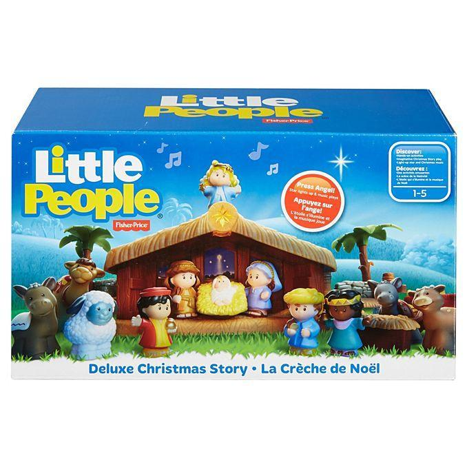 Fisher Price Little People A Deluxe Christmas Story Nativity Set-Toys & Hobbies:Preschool Toys & Pretend Play:Fisher-Price:1963-Now:Dollhouses-Fisher-Price-Christmas,Dollhouse,Fisher Price,Holidays & Seasonal,Little People,New,New Boxed Sets-The Dollhouse Shop
