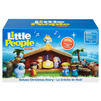 Fisher Price Little People A Deluxe Christmas Story Nativity Set-Toys & Hobbies:Preschool Toys & Pretend Play:Fisher-Price:1963-Now:Dollhouses-Fisher-Price-Christmas,Dollhouse,Fisher Price,Holidays & Seasonal,Little People,New,New Boxed Sets-The Dollhouse Shop