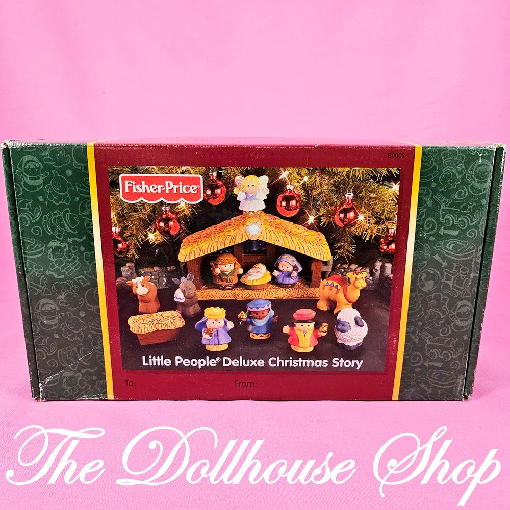 Fisher Price Little People Deluxe Christmas Story Nativity Set-Toys & Hobbies:Preschool Toys & Pretend Play:Fisher-Price:1963-Now:Little People (1997-Now)-Fisher-Price-Christmas,Fisher Price,Holidays & Seasonal,Little People,New,New Boxed Sets-The Dollhouse Shop
