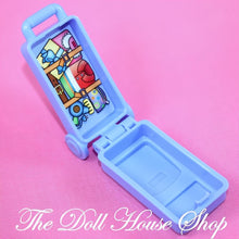 Fisher Price Little People Doll's Blue Travel Bag Suitcase Luggage-The Dollhouse Shop