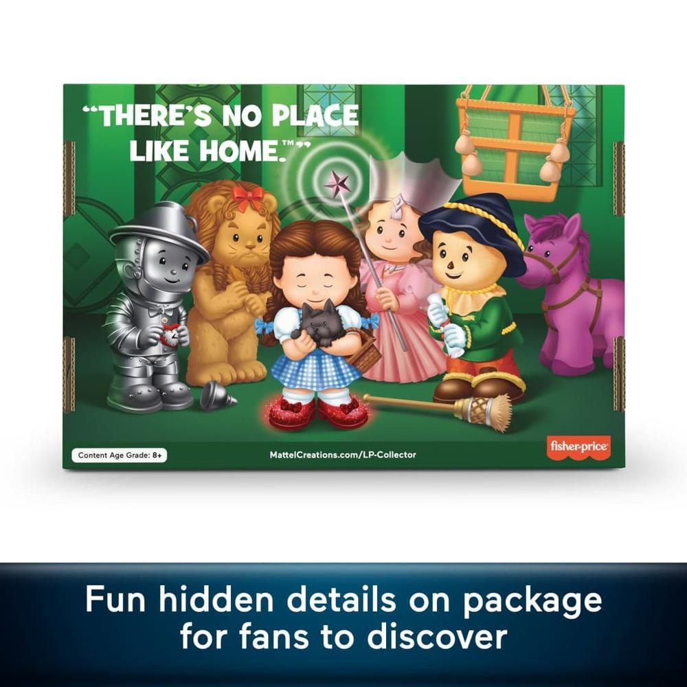Fisher-Price Little People Little People Collector The Wizard Of Oz Special Edition Set-Toys & Hobbies:Preschool Toys & Pretend Play:Fisher-Price:1963-Now:Little People (1997-Now)-Fisher-Price-Fisher Price,Little People,Little People Collector,New,New Boxed Sets-Wicked: For Good Little People set with Elphaba & Glinda figures, perfect for fans! Available now at The Dollhouse Shop—collect and play today!-The Dollhouse Shop