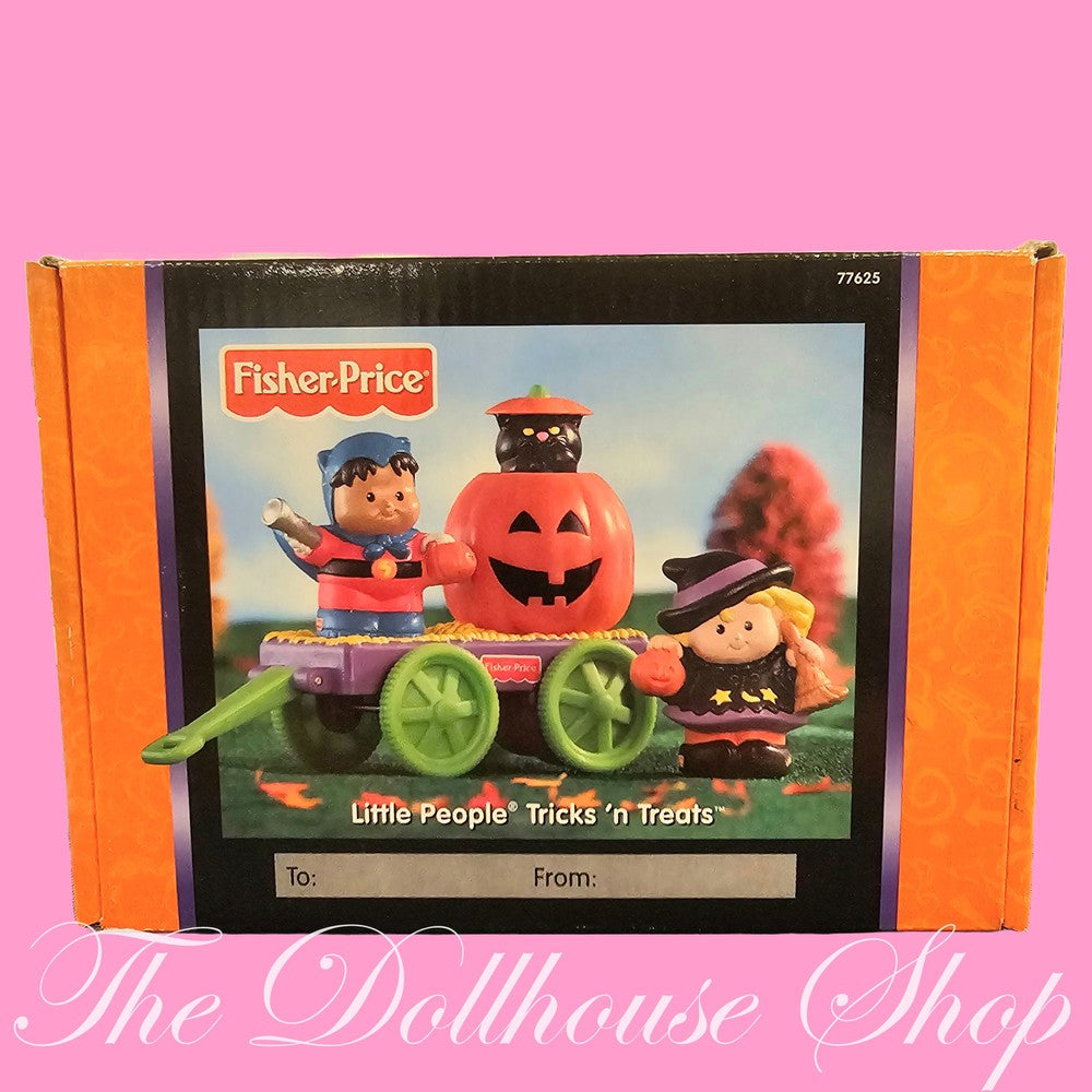 Fisher Price Little People Tricks 'n Treats Halloween Set-Toys & Hobbies:Preschool Toys & Pretend Play:Fisher-Price:1963-Now:Dollhouses-Fisher-Price-Dollhouse,Fisher Price,Holidays & Seasonal,Little People,New,New Boxed Sets-The Dollhouse Shop
