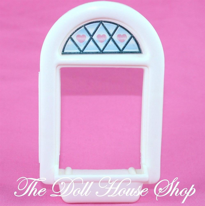 Fisher Price Loving Family Classic Dollhouse Replacement Part White Window Frame-Toys & Hobbies:Preschool Toys & Pretend Play:Fisher-Price:1963-Now:Dollhouses-Fisher-Price-Dollhouse,Fisher Price,Loving Family,Replacement Parts,Used-The Dollhouse Shop