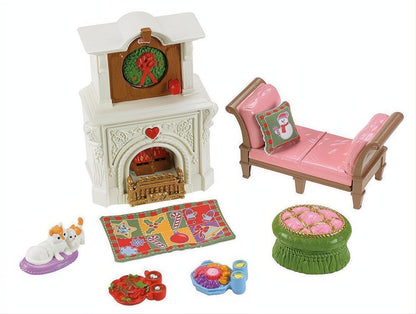 Fisher Price Loving Family Dollhouse 2 in 1 Seasonal Holiday Room Set-The Dollhouse Shop