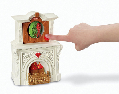 Fisher Price Loving Family Dollhouse 2 in 1 Seasonal Holiday Room Set-Toys & Hobbies:Preschool Toys & Pretend Play:Fisher-Price:1963-Now:Dollhouses-Fisher-Price-Christmas,Dollhouse,Fisher Price,Holidays & Seasonal,Living Room,Loving Family,New Boxed Sets-The Dollhouse Shop