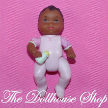 Fisher-Price Loving Family Dollhouse African American Baby Girl Pink Doll People-The Dollhouse Shop