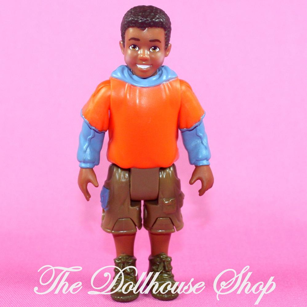 Fisher Price Loving Family Dollhouse African American Boy Brother Doll-Toys & Hobbies:Preschool Toys & Pretend Play:Fisher-Price:1963-Now:Dollhouses-Fisher-Price-African American,Boy Dolls,Brother,Dollhouse,Dolls,Fisher Price,Loving Family,Used-The Dollhouse Shop