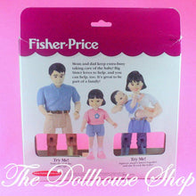 Fisher Price Loving Family Dollhouse Asian Family Mom Dad Girl Baby dolls-Toys & Hobbies:Preschool Toys & Pretend Play:Fisher-Price:1963-Now:Dollhouses-Fisher-Price-Asian,Baby Dolls,Classic Dollhouse,Dollhouse,Dolls,Father,Fisher Price,Girl Dolls,Loving Family,Mother,New,New Boxed Sets-Fisher Price Loving Family Dollhouse Asian Family set with Mom, Dad, Girl & Baby dolls. Find this rare set now at The Dollhouse Shop for fun play!-The Dollhouse Shop