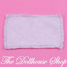 Fisher Price Loving Family Dollhouse Bathroom Dolls Purple Bath Towel-Toys & Hobbies:Preschool Toys & Pretend Play:Fisher-Price:1963-Now:Dollhouses-Fisher-Price-Bathroom,Dollhouse,Fisher Price,Loving Family,Purple,Used-The Dollhouse Shop