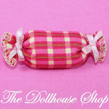 Fisher Price Loving Family Dollhouse Bedroom Neck Roll Parents Bed Pillow-Toys & Hobbies:Preschool Toys & Pretend Play:Fisher-Price:1963-Now:Dollhouses-Fisher-Price-Bedroom,Dollhouse,Fisher Price,Kids Bedroom,Living Room,Loving Family,Parents Bedroom,Pillows,Red,Soft Furnishings,Used-Fisher Price Loving Family Dollhouse neck roll pillow for parents' bed, perfect for playtime. Find it now at The Dollhouse Shop, fun and washable!-The Dollhouse Shop