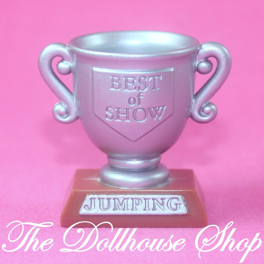 Fisher Price Loving Family Dollhouse Best of Show Horse Pony Trophy-Toys & Hobbies:Preschool Toys & Pretend Play:Fisher-Price:1963-Now:Dollhouses-Fisher-Price-Animal & Pet Accessories,Dollhouse,Fisher Price,Horses & Stables,Loving Family,Used-The Dollhouse Shop
