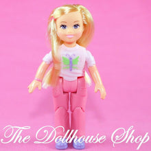 Fisher Price Loving Family Dollhouse Blonde Girl Doll Pink Butterfly Top-Toys & Hobbies:Preschool Toys & Pretend Play:Fisher-Price:1963-Now:Dollhouses-Fisher-Price-Blonde Hair,Dollhouse,Dolls,Fisher Price,Girl Dolls,Loving Family,Used-Fisher Price Loving Family Blonde Doll with pink butterfly top, perfect for dollhouses. Gently used, great for creative play at The Dollhouse Shop!-The Dollhouse Shop