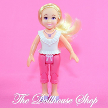 Fisher Price Loving Family Dollhouse Blonde Girl Sister sibling Doll-Toys & Hobbies:Preschool Toys & Pretend Play:Fisher-Price:1963-Now:Dollhouses-Fisher-Price-Blonde Hair,Dollhouse,Dolls,Fisher Price,Girl Dolls,Loving Family,Used-The Dollhouse Shop