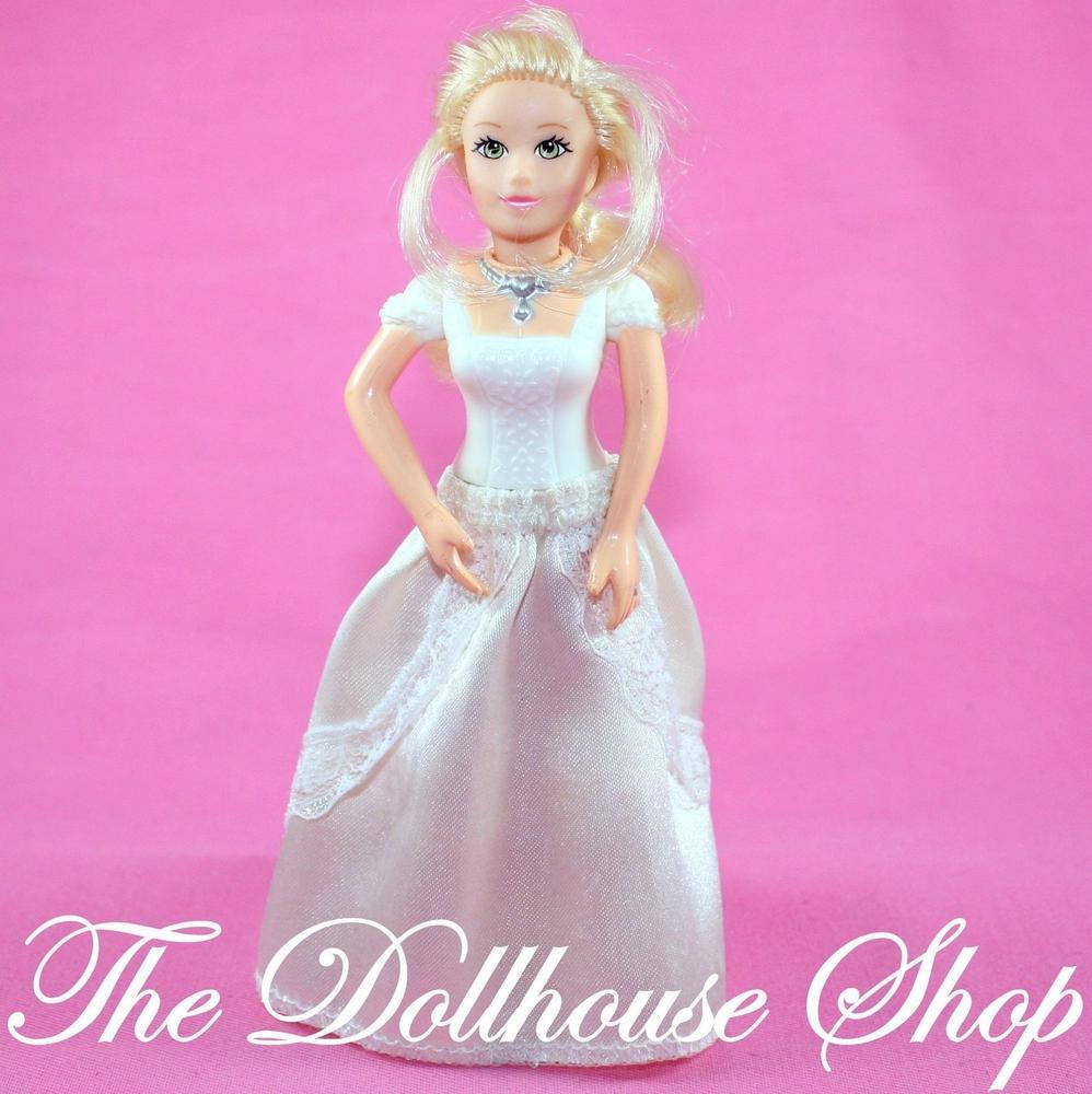 Fisher Price Loving Family Dollhouse Blonde Wedding Bride Wife Doll-Toys & Hobbies:Preschool Toys & Pretend Play:Fisher-Price:1963-Now:Dollhouses-Fisher-Price-Dollhouse,Dolls,Fisher Price,Loving Family,Mother,Used,Wedding Set-Fisher Price Loving Family Blonde Bride Doll with removable skirt and synthetic hair. Perfect for dollhouse fun! Find her now at The Dollhouse Shop!-The Dollhouse Shop