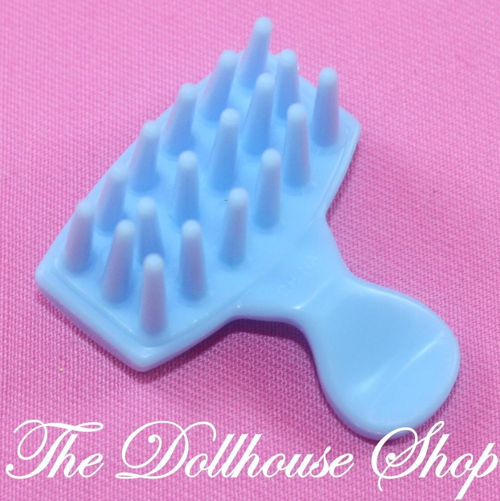 Fisher Price Loving Family Dollhouse Blue Dog Brush Horse Pony Hair-Toys & Hobbies:Preschool Toys & Pretend Play:Fisher-Price:1963-Now:Dollhouses-Fisher-Price-Animal & Pet Accessories,Dollhouse,Fisher Price,Horses & Stables,Kids Bedroom,Loving Family-The Dollhouse Shop