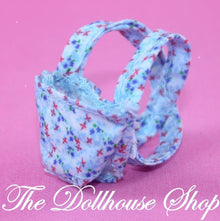 Fisher Price Loving Family Dollhouse Blue Floral Baby Doll Carrier Nursery-Toys & Hobbies:Preschool Toys & Pretend Play:Fisher-Price:1963-Now:Dollhouses-Fisher-Price-Baby,Blue,Doll Dress Ups,Dollhouse,Fisher Price,Loving Family,Nursery Room,Used-Fisher Price Loving Family Dollhouse Blue Floral Baby Doll Carrier fits 2½" dolls. Perfect for pretend play! Shop now at The Dollhouse Shop!-The Dollhouse Shop