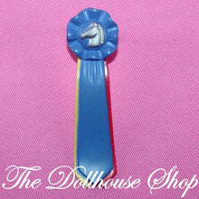 Fisher Price Loving Family Dollhouse Blue Silver Horse Pony Ribbon Stable-Toys & Hobbies:Preschool Toys & Pretend Play:Fisher-Price:1963-Now:Dollhouses-Fisher-Price-Blue,Dollhouse,Fisher Price,Home & Stable,Horses & Stables,Loving Family,Sweet Expressions Stable,Used-Fisher Price Loving Family Dollhouse Blue Silver Horse Pony Ribbon for your stable (sold separately). Find it now at The Dollhouse Shop! Perfect for play.-The Dollhouse Shop