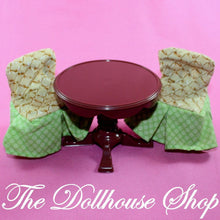 Fisher Price Loving Family Dollhouse Brown Dining Room Table 2 Chairs-Toys & Hobbies:Preschool Toys & Pretend Play:Fisher-Price:1963-Now:Dollhouses-Fisher-Price-Brown,Chairs,Dining Room,Dollhouse,Fisher Price,Living Room,Loving Family,Tables,Used-Fisher Price Loving Family Dollhouse brown dining table with 2 chairs. Perfect for pretend play! Find it now at The Dollhouse Shop, experts in dollhouses!-The Dollhouse Shop