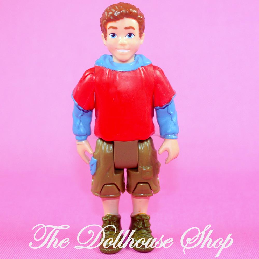 Fisher Price Loving Family Dollhouse Brown Hair Boy Brother Son Doll-Toys & Hobbies:Preschool Toys & Pretend Play:Fisher-Price:1963-Now:Dollhouses-Fisher-Price-Boy Dolls,Brother,Dollhouse,Dolls,Fisher Price,Loving Family,Used,White Dolls-The Dollhouse Shop