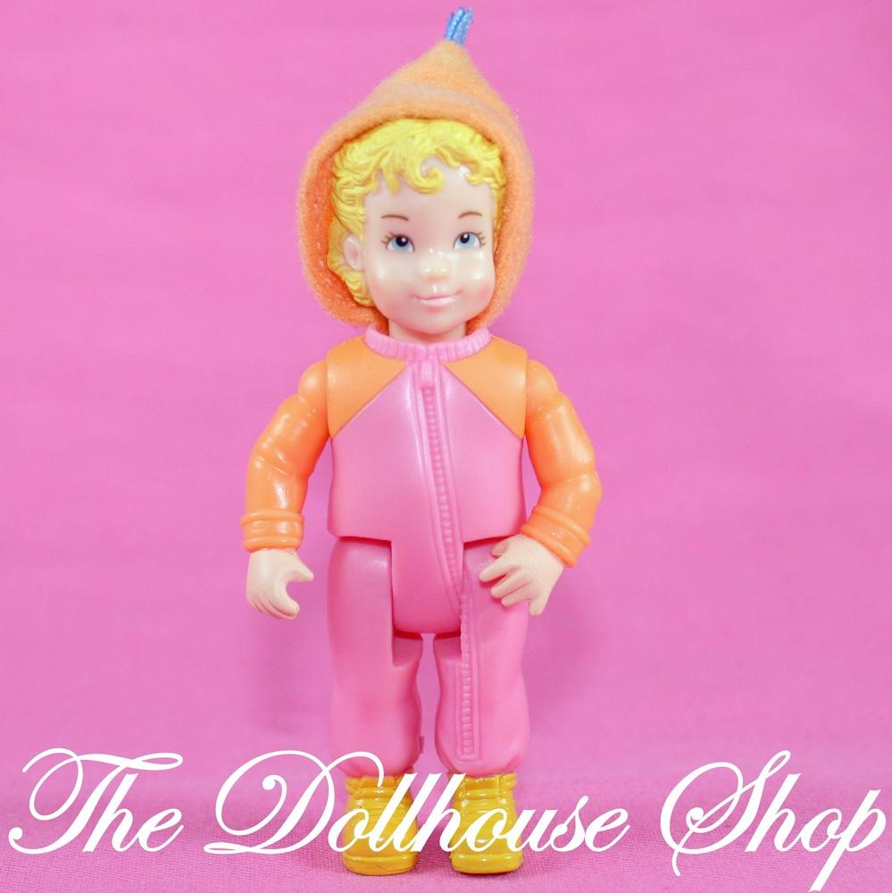 Fisher Price Loving Family Dollhouse Camper Blonde Girl Doll Orange Pink Hood-Toys & Hobbies:Preschool Toys & Pretend Play:Fisher-Price:1963-Now:Little People (1997-Now)-Fisher-Price-Camping Sets,Dollhouse,Dolls,Fisher Price,Girl Dolls,Loving Family,Used-Fisher Price Loving Family Dollhouse Camper toddler girl hood hooded sweatshirt doll dolls accessories furniture blonde orange for your dollhouse. Gently used, pre-owned condition Perfect for Barbie, Fisher Price Loving Family, Dream Dollhouse or Playskool 