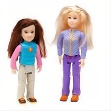 Fisher-Price Loving Family Dollhouse Campers Sister & Friend Girls Doll Figures-The Dollhouse Shop