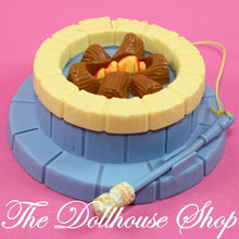 Fisher Price Loving Family Dollhouse Camping Blue Campfire Fire Pit Smores-The Dollhouse Shop