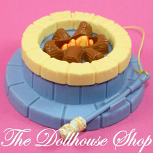 Fisher Price Loving Family Dollhouse Camping Blue Campfire Fire Pit Smores-Toys & Hobbies:Preschool Toys & Pretend Play:Fisher-Price:1963-Now:Dollhouses-Fisher-Price-Backyard Fun,Camping Sets,Dollhouse,Fisher Price,Loving Family,Used-The Dollhouse Shop