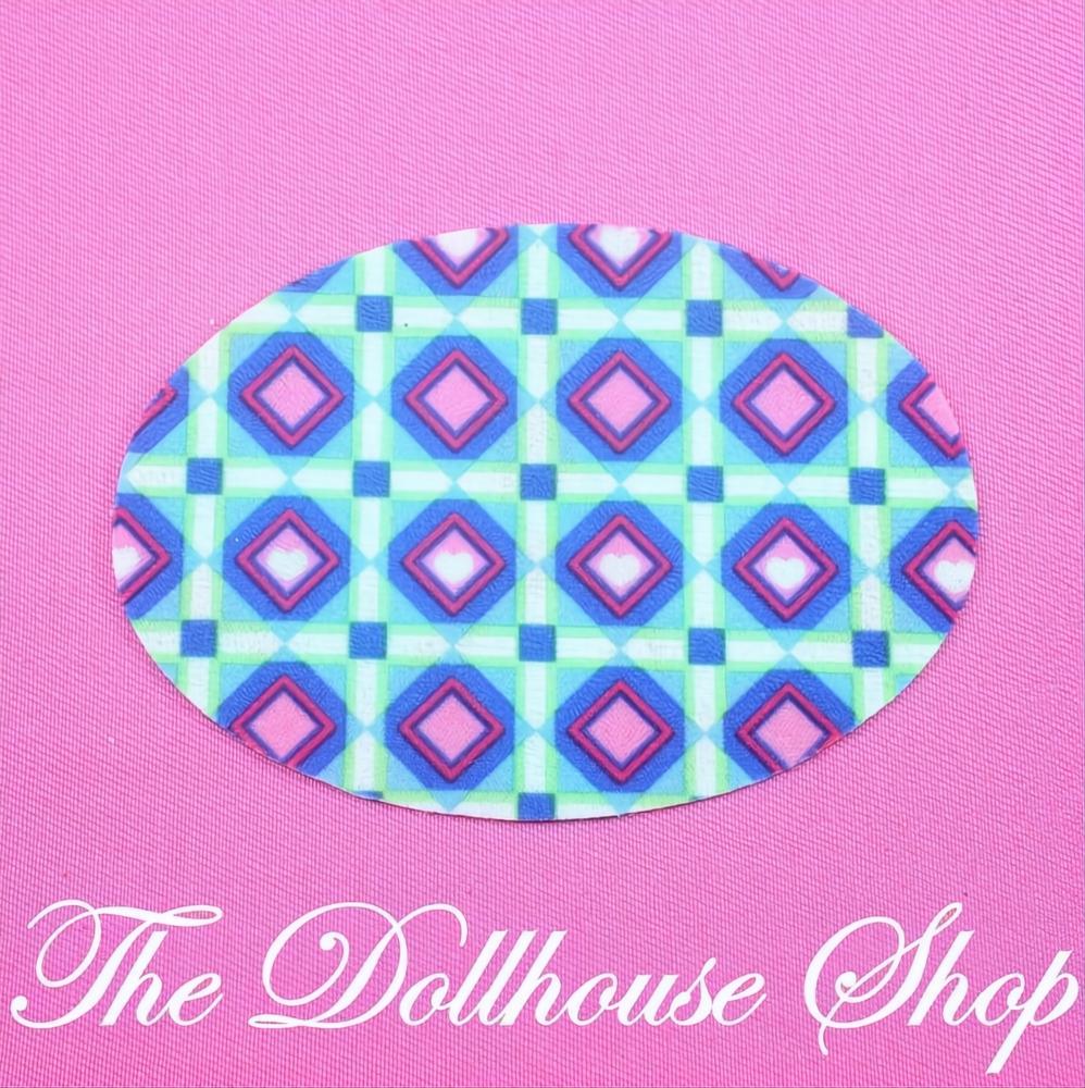 Fisher Price Loving Family Dollhouse Christmas Reindeer Floor Rug Holidays-The Dollhouse Shop