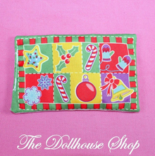 Fisher Price Loving Family Dollhouse Christmas Spring Doll Throw Blanket-Toys & Hobbies:Preschool Toys & Pretend Play:Fisher-Price:1963-Now:Dollhouses-Fisher-Price-Blankets & Rugs,Christmas,Dollhouse,Fisher Price,Holidays & Seasonal,Loving Family,New-The Dollhouse Shop
