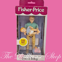 Fisher-Price Loving Family Dollhouse Dad & Baby Boy Doll set-Toys & Hobbies:Preschool Toys & Pretend Play:Fisher-Price:1963-Now:Dollhouses-Fisher-Price-Baby Dolls,Boy Dolls,Dollhouse,Dolls,Father,Fisher Price,Loving Family,New,New Boxed Sets,Nursery Room,Twin Time-Fisher-Price Loving Family Dad & Baby Boy Doll set brings fun to playtime! Perfect for ages 3+. Find it now at The Dollhouse Shop!-The Dollhouse Shop