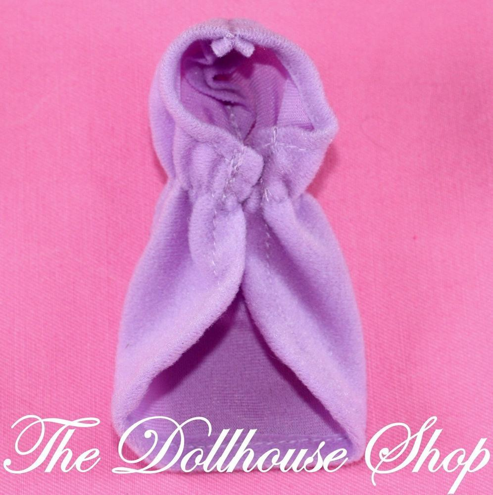 Fisher Price Loving Family Dollhouse Doll Dress Up Purple Poncho Hooded Cape-Toys & Hobbies:Preschool Toys & Pretend Play:Fisher-Price:1963-Now:Dollhouses-Fisher-Price-Doll Dress Ups,Dollhouse,Dream Dollhouse,Fisher Price,Loving Family,Used-The Dollhouse Shop