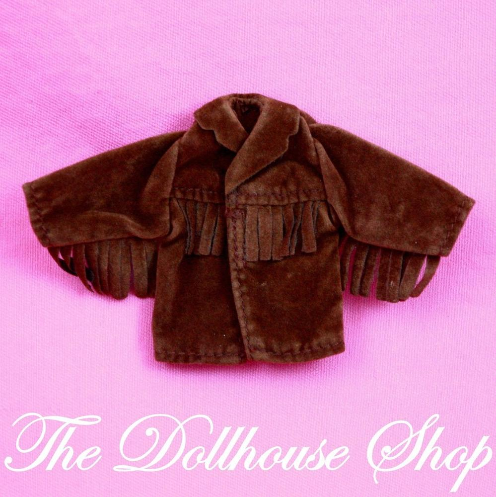 Fisher Price Loving Family Dollhouse Doll's Brown Horse Riding Jacket Pony-Toys & Hobbies:Preschool Toys & Pretend Play:Fisher-Price:1963-Now:Dollhouses-Fisher-Price-Doll Dress Ups,Dollhouse,English Style Riders,Fisher Price,Horse Rider,Horses & Stables,Loving Family,Used,Western Style Rider-The Dollhouse Shop