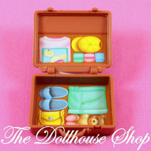 Fisher Price Loving Family Dollhouse Dolls Brown RV Travel Suitcase Luggage Bag-Toys & Hobbies:Preschool Toys & Pretend Play:Fisher-Price:1963-Now:Dollhouses-Fisher-Price-Doll Dress Ups,Dollhouse,Fisher Price,Loving Family,Nursery Room,Soft Furnishings,Used-Fisher Price Loving Family Dollhouse Brown RV Travel Suitcase opens and closes! Find this fun, gently used toy at The Dollhouse Shop today!-The Dollhouse Shop