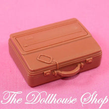 Fisher Price Loving Family Dollhouse Dolls Brown RV Travel Suitcase Luggage Bag-Toys & Hobbies:Preschool Toys & Pretend Play:Fisher-Price:1963-Now:Dollhouses-Fisher-Price-Doll Dress Ups,Dollhouse,Fisher Price,Loving Family,Nursery Room,Soft Furnishings,Used-Fisher Price Loving Family Dollhouse Brown RV Travel Suitcase opens and closes! Find this fun, gently used toy at The Dollhouse Shop today!-The Dollhouse Shop