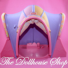 Fisher Price Loving Family Dollhouse Doll's Camping Tent Pink Camp Site-Toys & Hobbies:Preschool Toys & Pretend Play:Fisher-Price:1963-Now:Dollhouses-Fisher-Price-Backyard Fun,Camping Sets,Dollhouse,Fisher Price,Loving Family,Outdoor Furniture,Pink,Used-The Dollhouse Shop