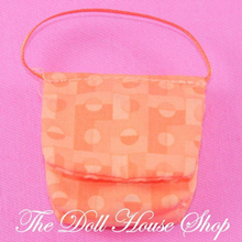Fisher Price Loving Family Dollhouse Doll's Orange Laptop PC Computer Hand Bag-Toys & Hobbies:Preschool Toys & Pretend Play:Fisher-Price:1963-Now:Dollhouses-Fisher-Price-Doll Dress Ups,Dollhouse,Fisher Price,Kids Bedroom,Loving Family,Office,Used-The Dollhouse Shop