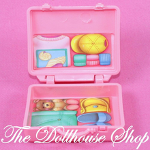 Fisher Price Loving Family Dollhouse Dolls Pink RV Travel Suitcase Luggage Bag-Toys & Hobbies:Preschool Toys & Pretend Play:Fisher-Price:1963-Now:Dollhouses-Fisher-Price-Doll Dress Ups,Dollhouse,Fisher Price,Loving Family,Nursery Room,Playroom,Used-The Dollhouse Shop