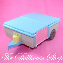 Fisher Price Loving Family Dollhouse Doll's Pop Up Camper Trailer for car-Toys & Hobbies:Preschool Toys & Pretend Play:Fisher-Price:1963-Now:Dollhouses-Fisher-Price-Backyard Fun,Camping Sets,Cars Vans & Campers,Dollhouse,Dream Dollhouse,Fisher Price,Loving Family,Outdoor Furniture,Used-Fisher Price Loving Family Pop-Up Camper with removable canopy, kitchen sink, and bed. Perfect for creative play! Find it now at The Dollhouse Shop!-The Dollhouse Shop