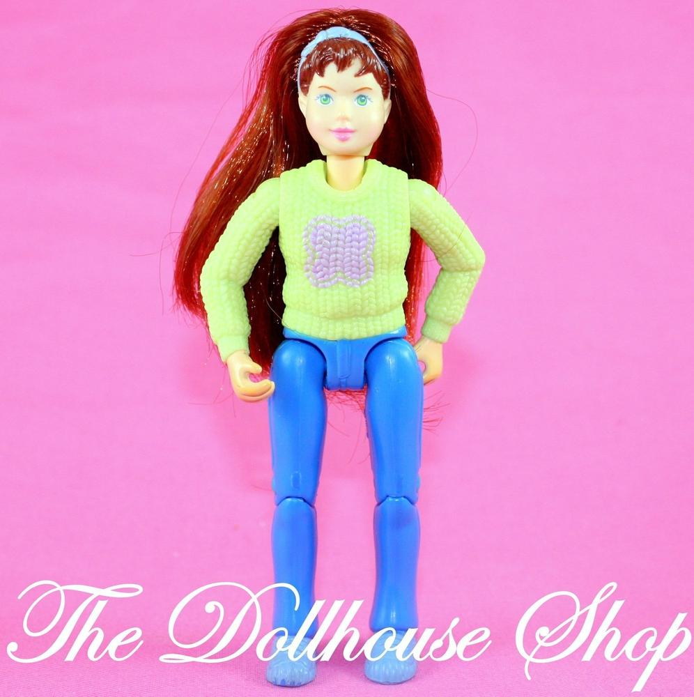 Fisher Price Loving Family Dollhouse 'Felicity' Horse Rider Teen Girl Doll-Toys & Hobbies:Preschool Toys & Pretend Play:Fisher-Price:1963-Now:Dollhouses-Fisher-Price-Dollhouse,Dolls,Fisher Price,Girl Dolls,Loving Family,Red Hair,Sweet Expressions Stable,Used-The Dollhouse Shop